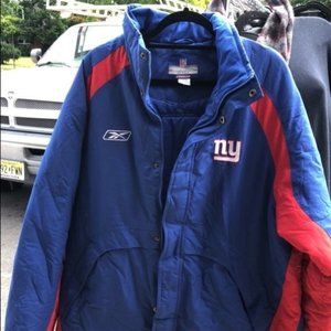 Giants Team Apparel Reebok Game Coat